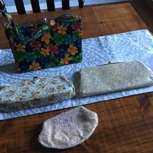Lot of 4 Vintage bags/coin purses